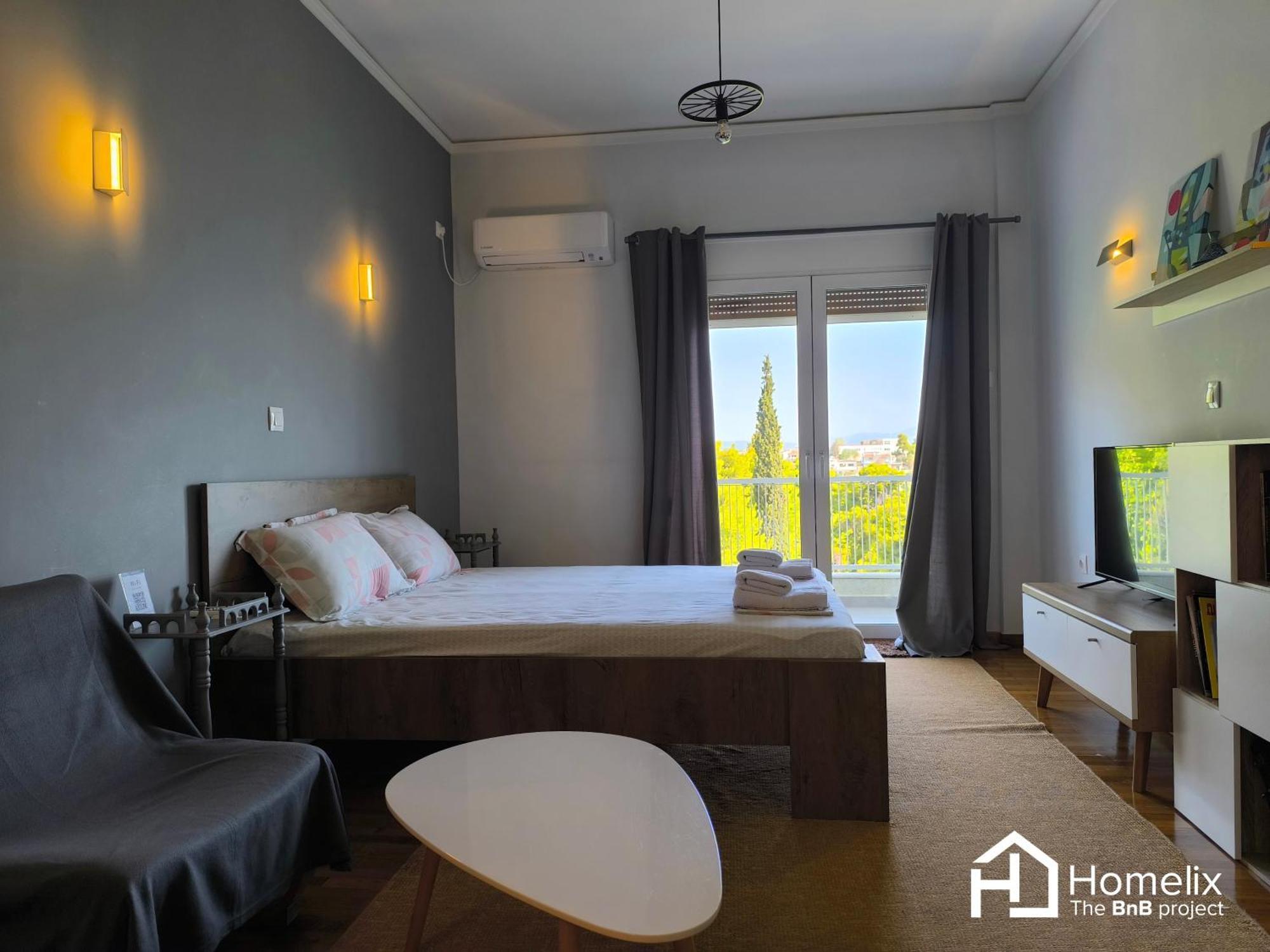 30M² Cosy Studio With Panoramic Sea View Chalkida Exterior photo